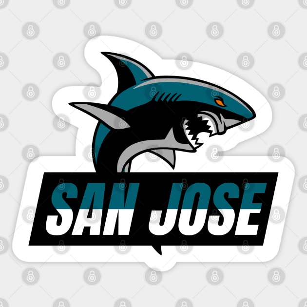 San Jose Hockey Sticker by BVHstudio